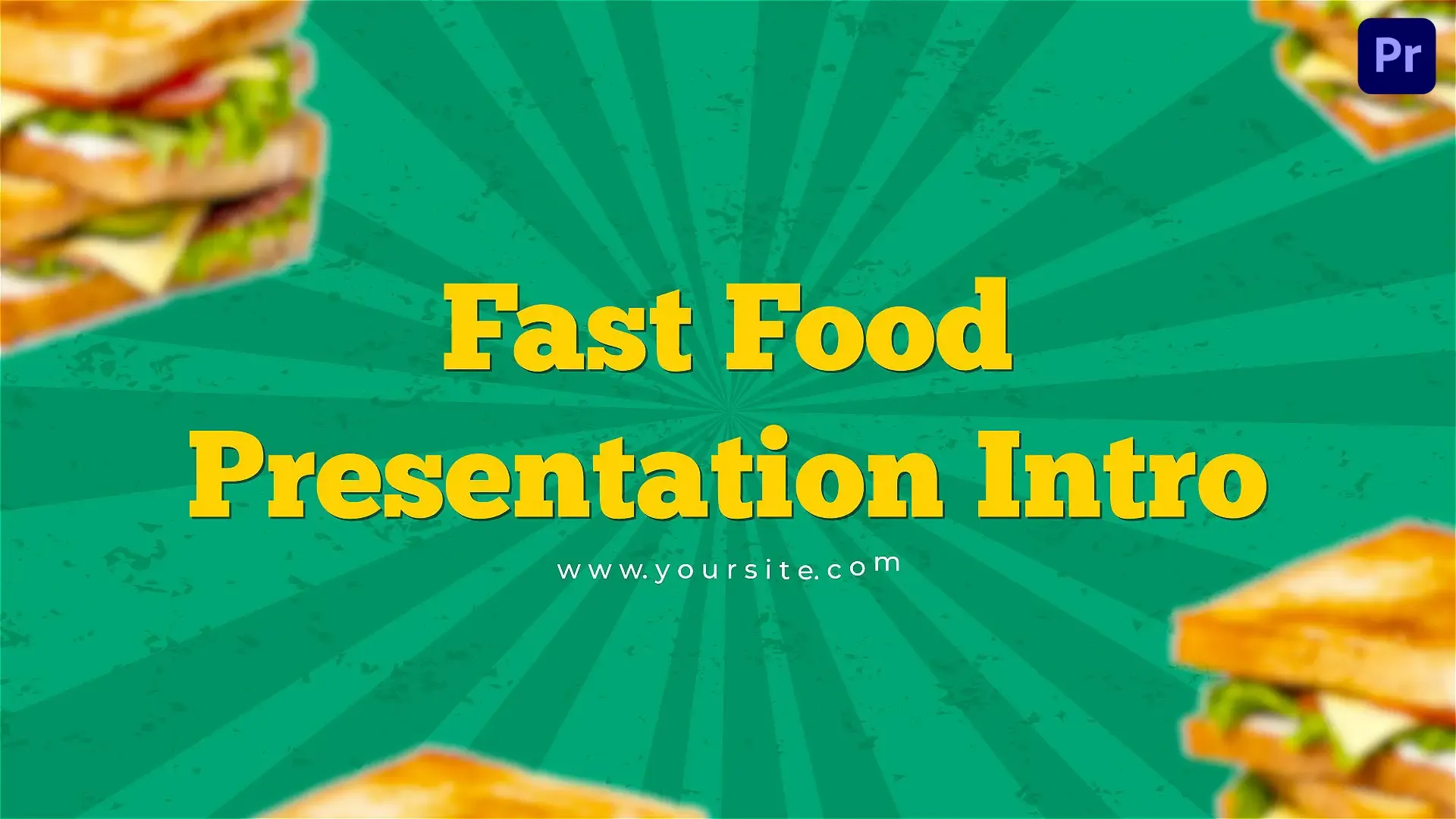 Energetic Fast Food Presentation